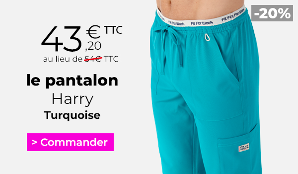 Blouse et pantalon pour dentiste en promotion à -20%